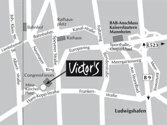 Anfahrt (© Victor's Residenz-Hotels)