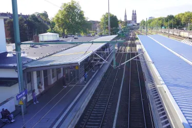 Gleisübergang (© Stadt Speyer, Tourist-Information)