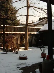 Hof im Winter