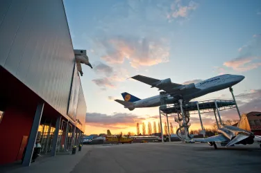 Boeing bei Sonnenuntergang (© Technik Museum Speyer)