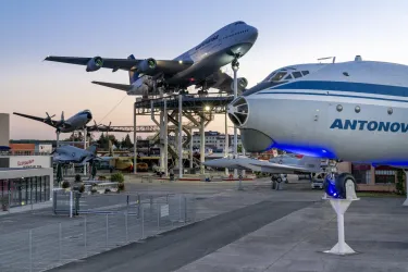 Antonov und Boeing 747 (© Technik Museum Speyer)