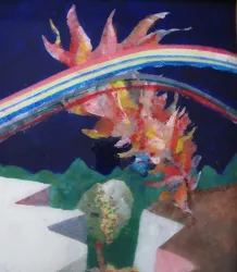 Eine Fackel (© Manuel Thomas)