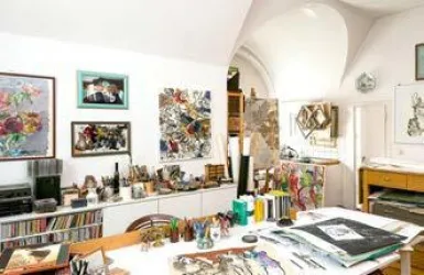 Im Atelier (© Manuel Thomas)