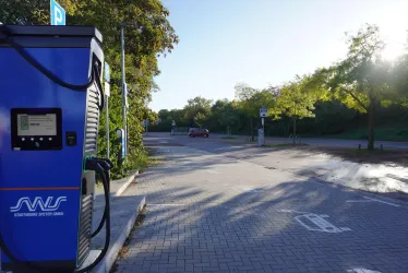 E-Ladestation am Naturfreundehaus (© Stadt Speyer, Tourist-Information)