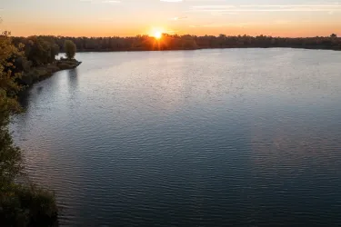See in der Abendsonne 2