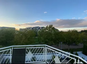 Blick vom Balkon