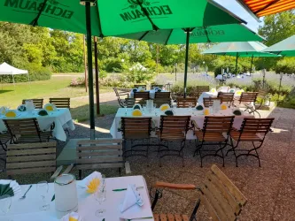 Terrasse zum Park