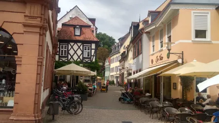 Eingang zur Korngasse vom Marktplatz aus 