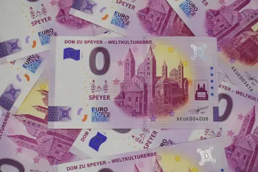 Null Euroscheine der Stadt Speyer