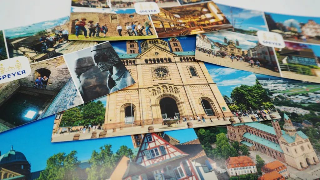 Postkarten mit Motiven der Stadt Speyer