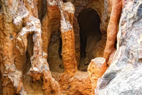 Naturphänomen Blitzröhren bei Battenberg