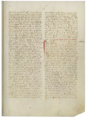 Abbildung des "Judenprivileg" von 1084 von Bischof Rüdiger Huzmann (© CC-BY-NC-SA Landesarchiv Baden-Württemberg) Abbildung des "Judenprivileg" von 1084 von Bischof Rüdiger Huzmann