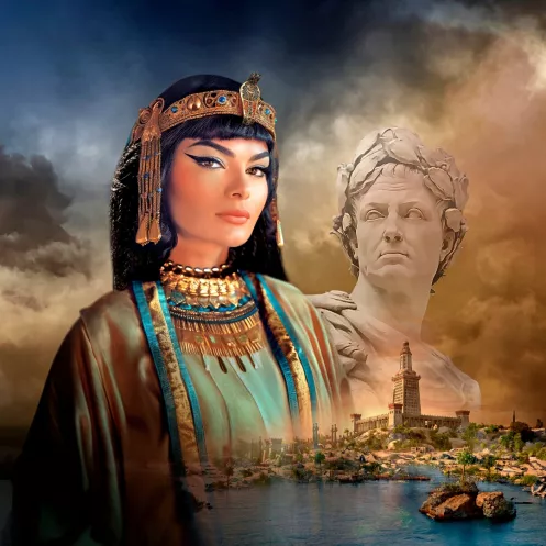 Kleopatra und Caesar