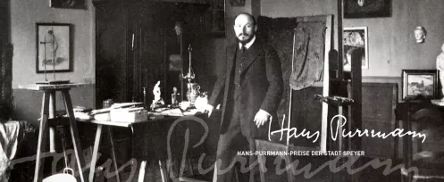 Schwarz-Weiß Foto von Hans Purrmann
