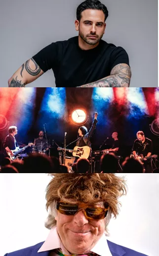 Alle Farben, the Hooters und Helge Schneider performen beim SWR Sommerfestival (© SWR - Agatino Testa/Oliver Krings/Helge Schneider (v.o.n.u.)) Alle Farben, the Hooters und Helge Schneider performen beim SWR Sommerfestival
