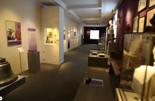 Blick in die Lutherausstellung im Hist. Museum der Pfalz