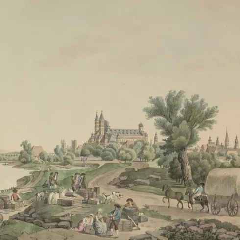 Historische Ansicht von Speyer