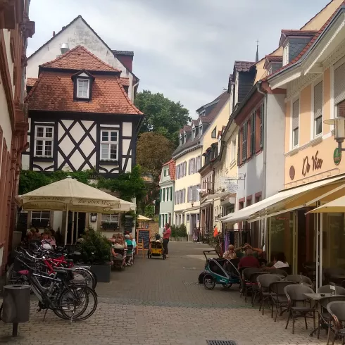 Eingang zur Korngasse vom Marktplatz aus 