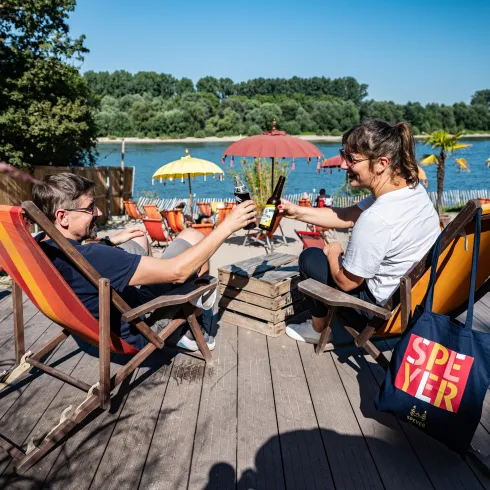 Auszeit am Rheinufer