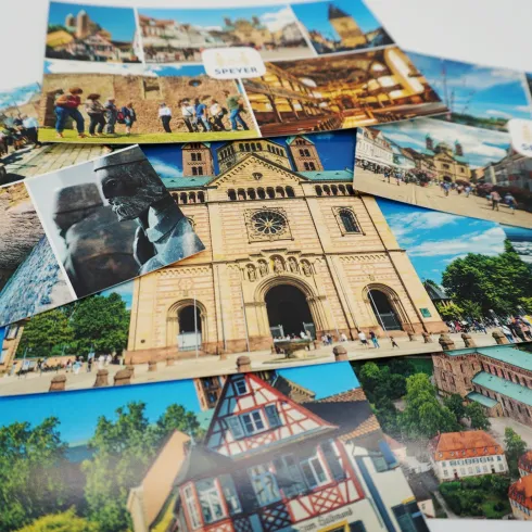 Postkarten mit Motiven der Stadt Speyer